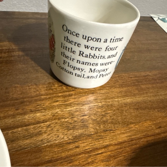 Wedgwood Peter Rabbit Tea Set - Cream and Blue - Picture 8 of 11